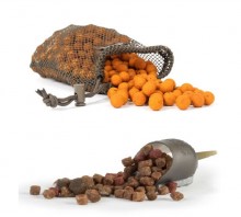 Boilie, Pellet, Etetőanyag