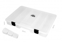 Doboz Delphin TBX One 350-5P Clip 350x250x48mm