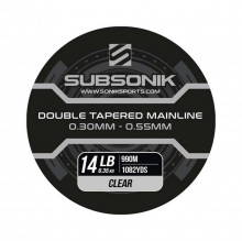 Subsonik Double Tapered Main Line Clear Felvastagodó Főzsinór