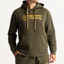 Adventer Cotton Hoodie Pulóver Khaki