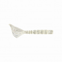 Mustad Aji Parachute Tail 1.7'' Clear Rainbow Glitter 12Db/Csomag
