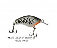 Mike's Long Cast 66 Shallow 18g Floating (Black/White)