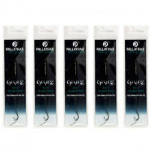 Pallatrax Gripz Straight Point Hair Rigs Size 6 25Lb Steamlink
