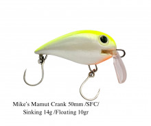 Mike's Mamut Crank Wobbler 50mm Süllyedő (SFC)