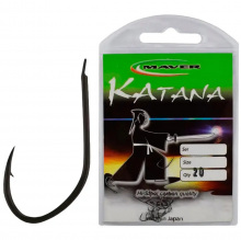 Maver Hook Katana Black Nickelled Flatted
