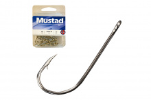 Mustad Long Shank Beak 1/0 Nickel 25Pcs/Bag