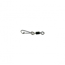 Mustad Rolling Swivel W/Diamond Eye & J-Snap 4 Black Nickel 10Db/Csomag